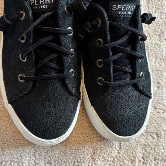 Sperry Black Sneakers Classic Low-Top Design - Picture 6 of 6
